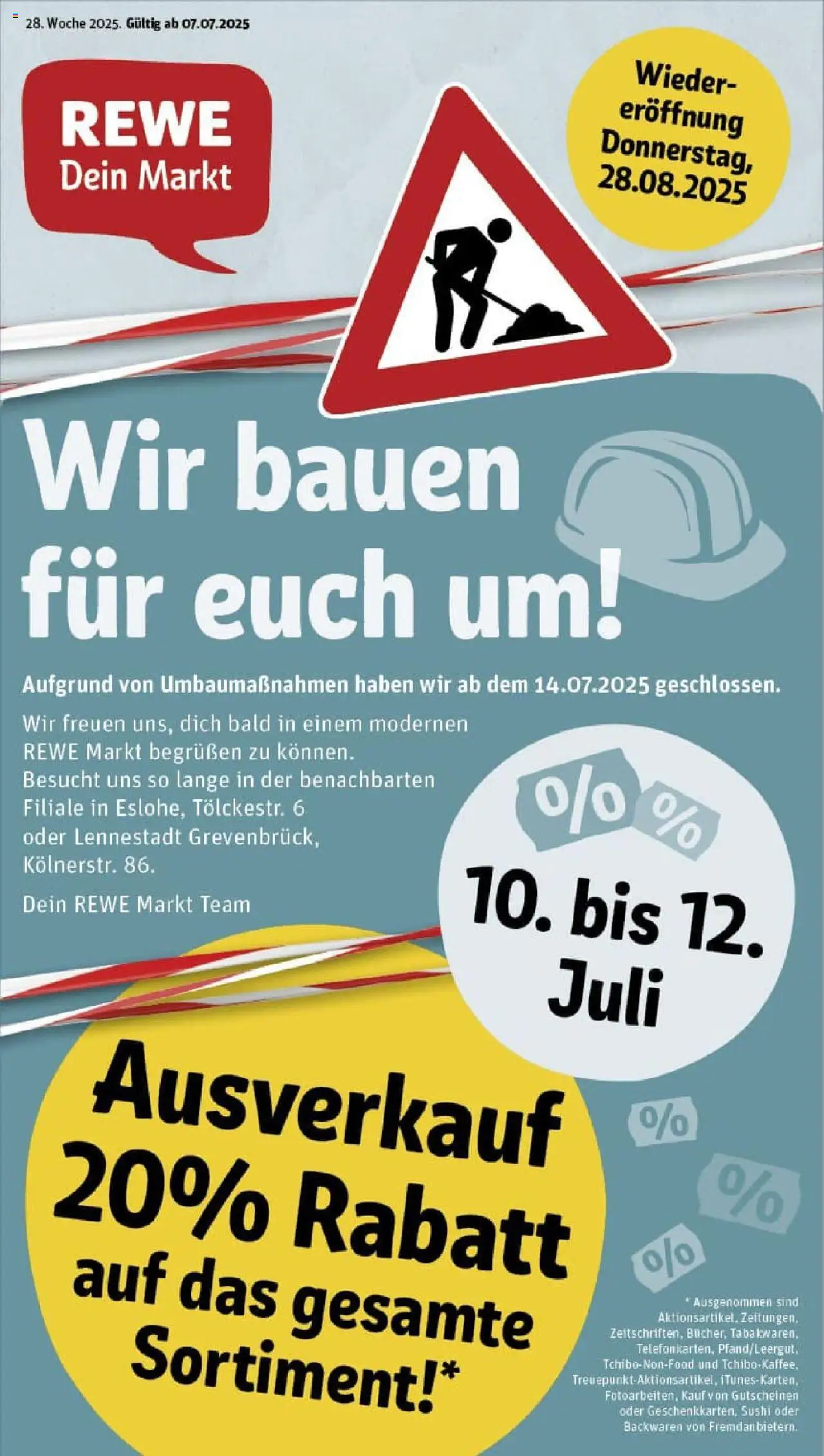 REWE Prospekt ab 06.07.2025 nächste Woche - Prospekt Finnentrop	