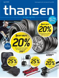 Forhåndsvis Kundeavis fra butikk THANSEN gyldig fra 20/03/2026
