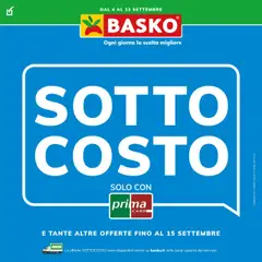 Anteprima dell'opuscolo Attuale volantino dal negozio Basko valido da 04/09/2025