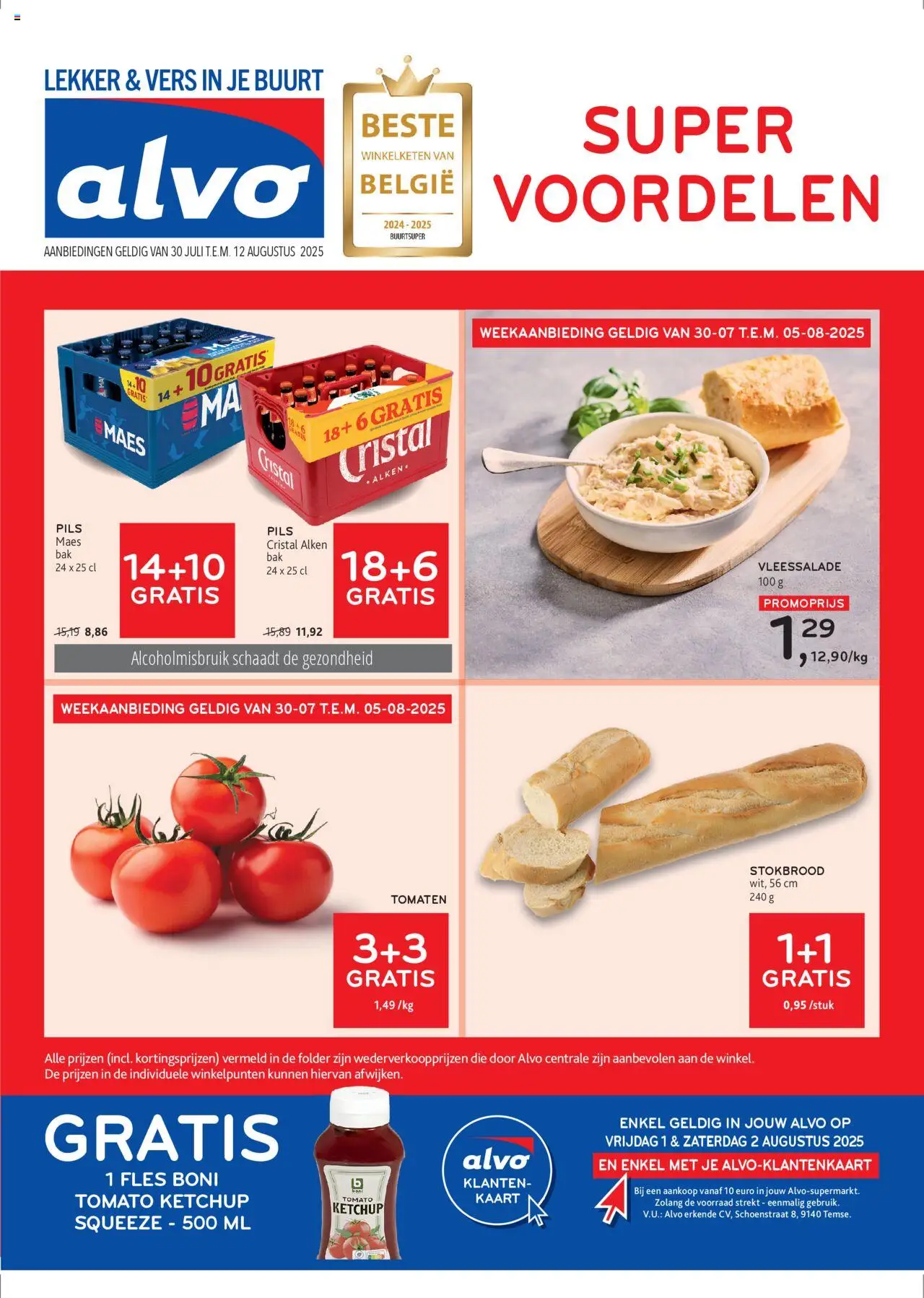Alvo shop Folder geldig vanaf 30/07/2025 - Paginanummer 1