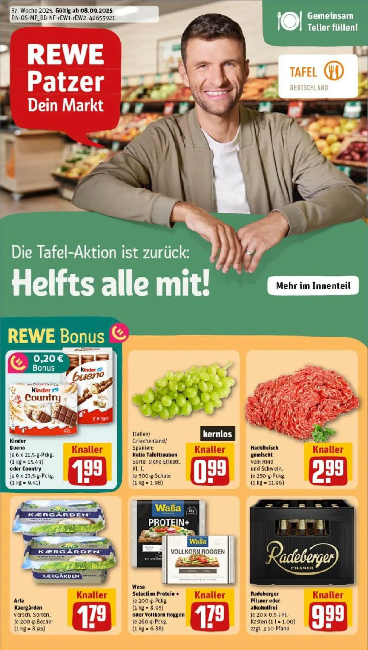 REWE Prospekt ab 07.09.2025 nächste Woche - Prospekt Anklam	