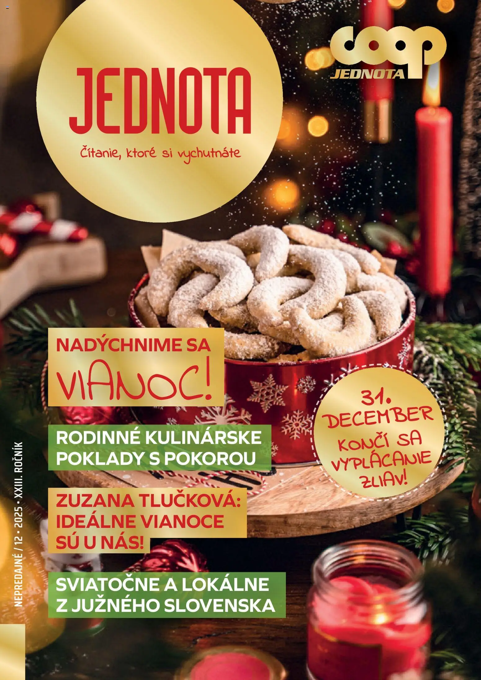 Náhľad COOP Jednota letáku platného od 01.12.2025