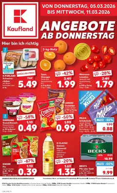 Vorschau von dem Prospekt des Geschäftes Kaufland, gültig ab dem 05.03.2026