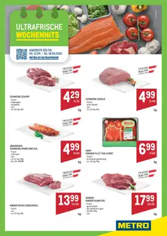 Vorschau der Angebote: Metro Metro angebote Ultrafrische Wochenhits gültig ab 12.04.2026