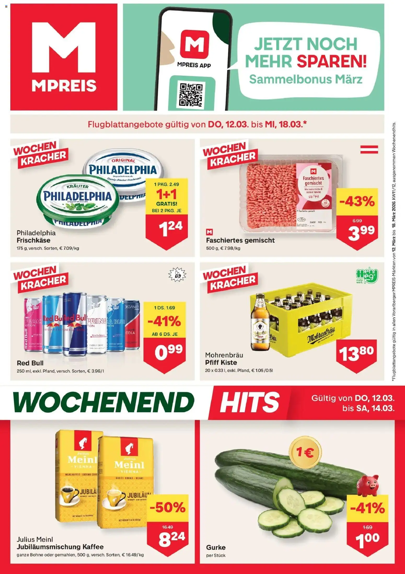 Vorschau der Angebote: MPREIS MPREIS St.Gallenkirch gültig ab 12.03.2026