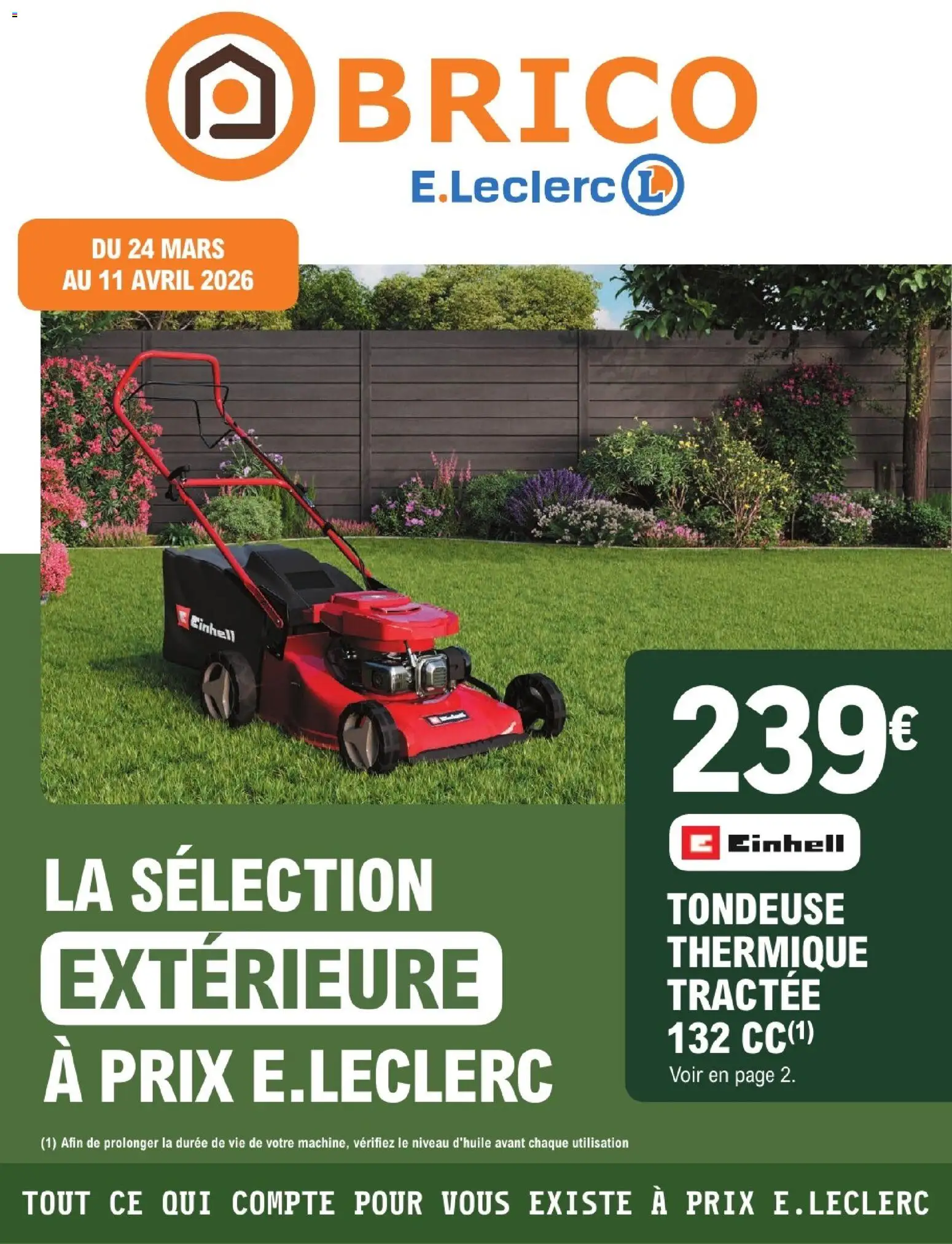 Prévisualisation de Brico E.Leclerc - trafic brico 4 du magasin Brico E.Leclerc formulaire valide 24/03/2026