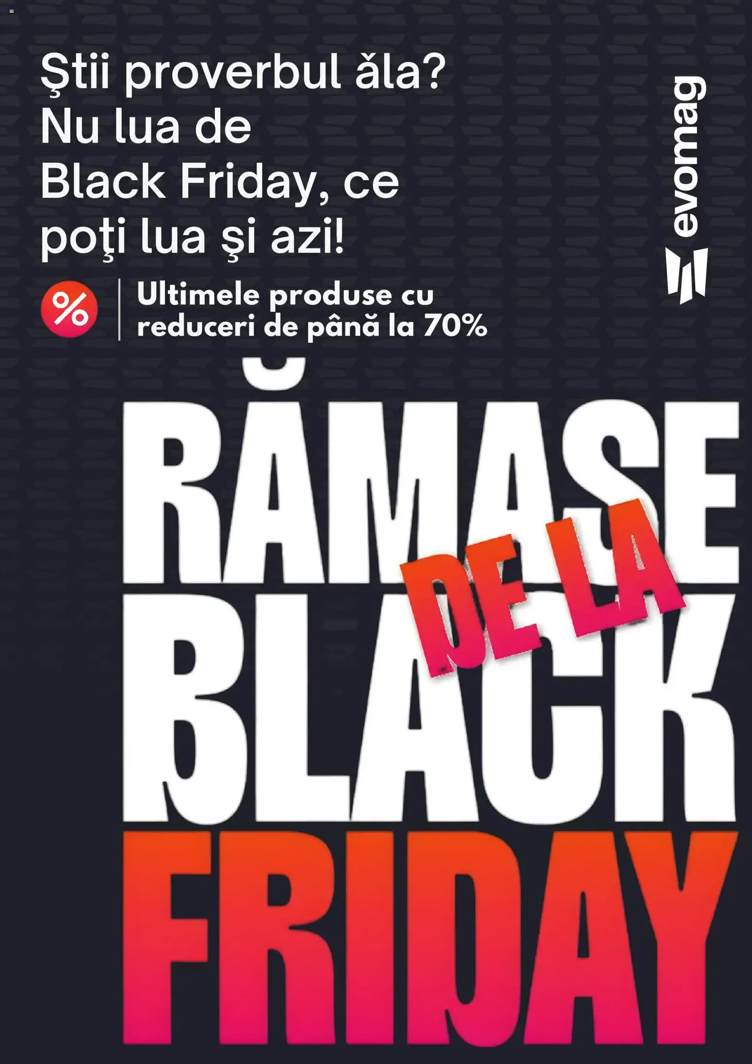 Previzualizarea de cataloage: evoMag Catalog nou valabil de la 12.01.2026 - Black