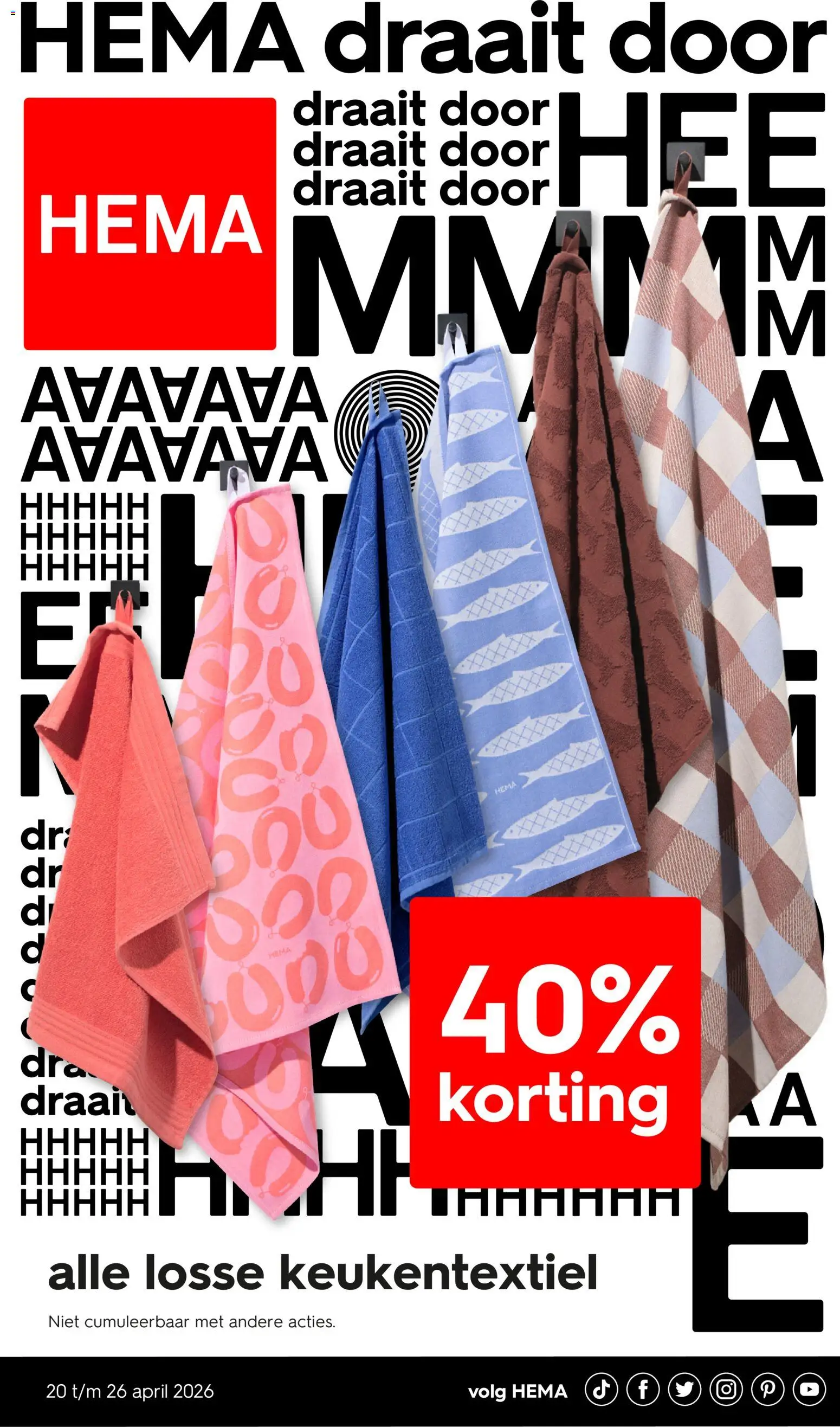 Voorbeeld van Hema Folder / Publicité van winkel Hema geldig vanaf 20/04/2026