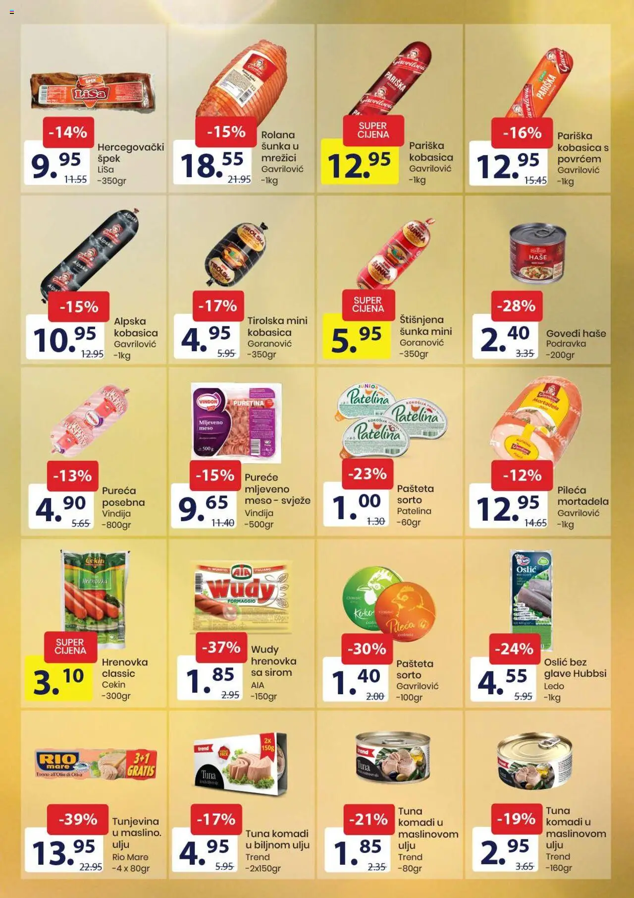 Pregled letka Katalog Prehrana i hemija trgovine FIS vrijedi od 2025.10.10