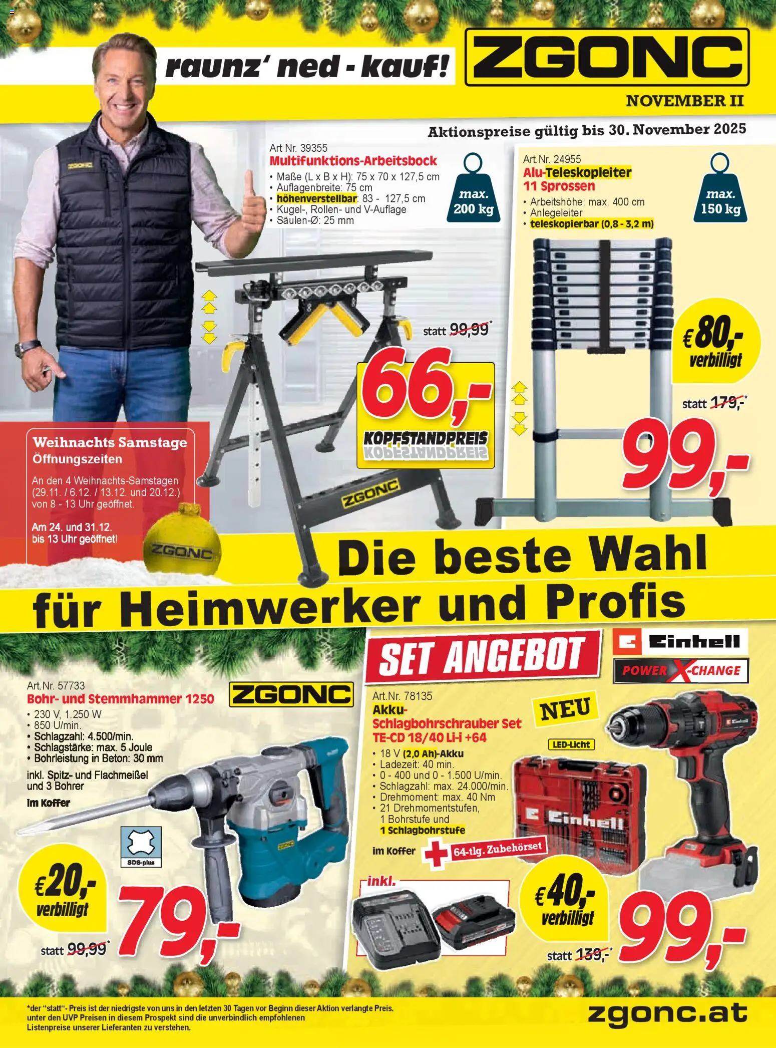 Vorschau der Angebote: Zgonc November II 2025 gültig ab 15.11.2025