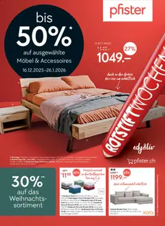 Vorschau des Merkblatts Aktionen vom Shop Pfister gültig von 16.12.2025 bis 26.01.2026