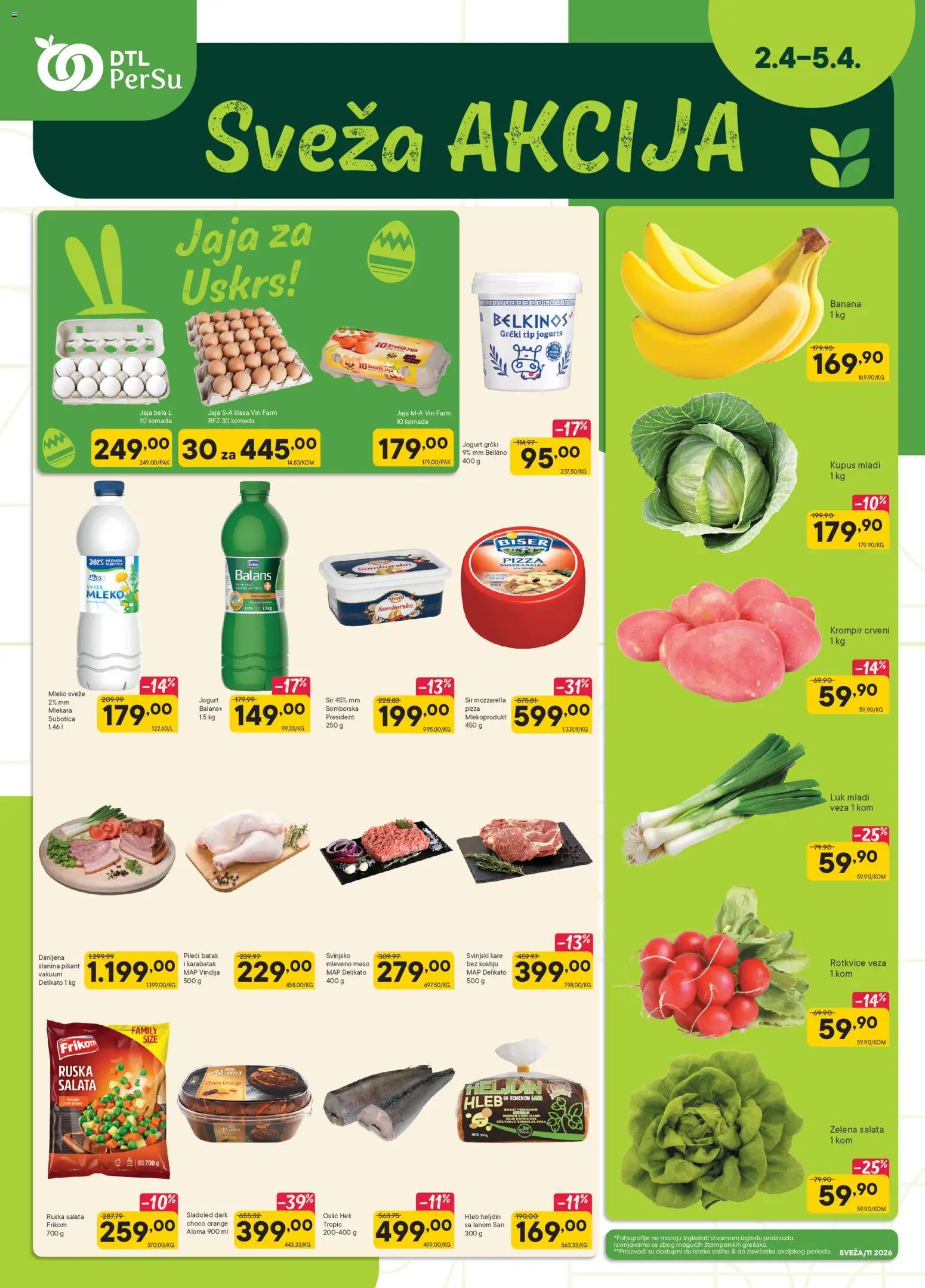 Pregled PerSu kataloga - važi od 02.04.2026