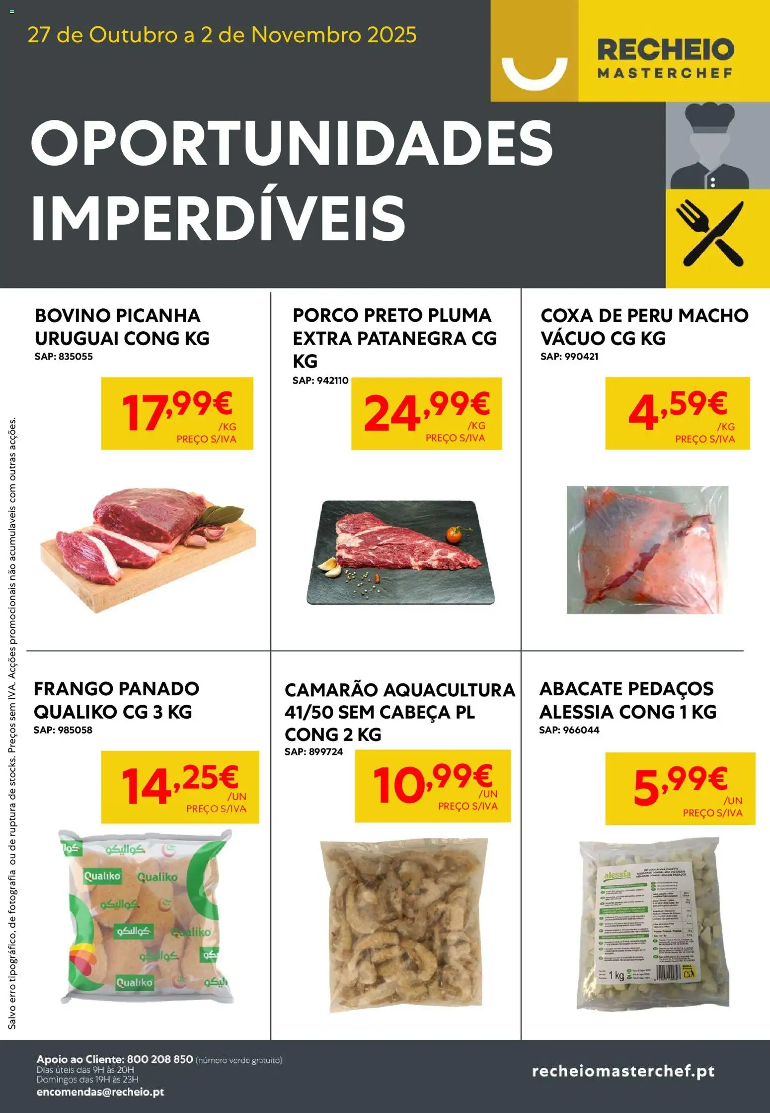 Recheio Folheto de 27/10/2025 - catálogo esta semana - página 1