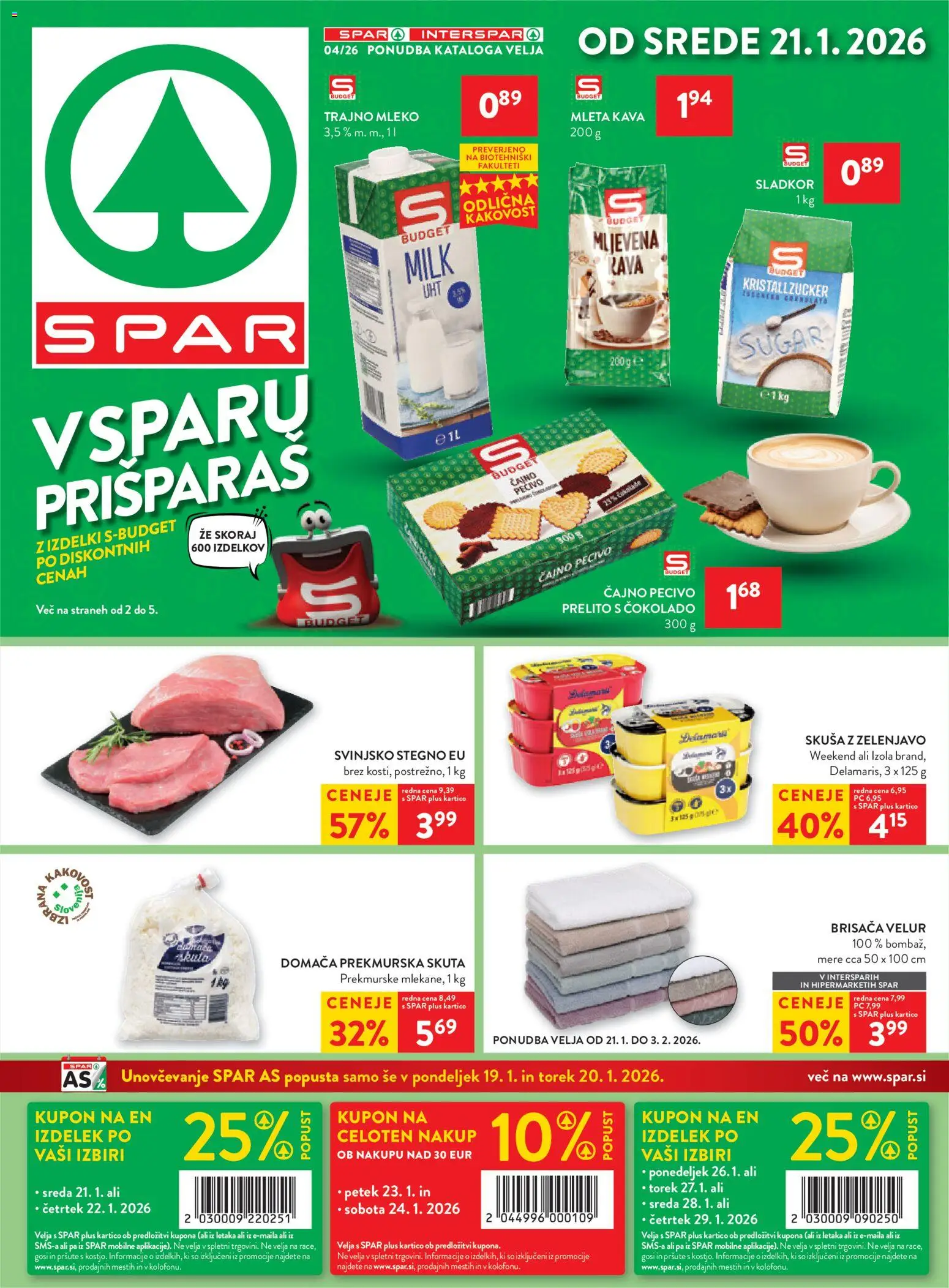Predogled kataloga iz trgovine Spar veljaven od 21.01.2026