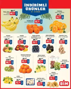BİM Meyve-Sebze, İndirim 23.01.2026 - Broşürünün önizlemesi