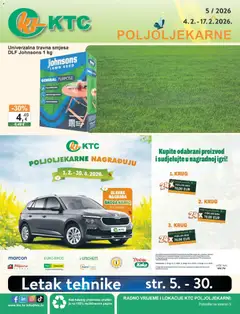 Pregled letka Katalog poljoljekarne trgovine KTC vrijedi od 04.02.2026