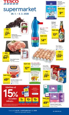 Náhled nabídky: Tesco Supermarket platný od 28.01.2026