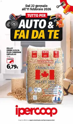 Anteprima dell'opuscolo Volantino Auto & Fai da te - Torino dal negozio Ipercoop valido da 22/01/2026