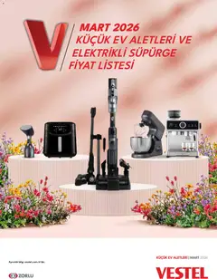Vestel Vestel - Küçük Ev Aletleri ve Süpürgeler 01.03.2026 - Broşürünün önizlemesi