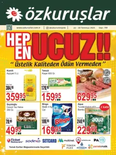 Özkuruşlar Katalog 22.07.2025 - Broşürünün önizlemesi