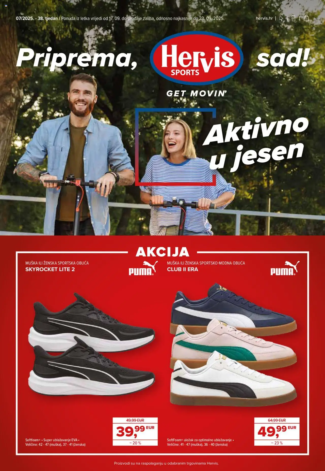 Hervis aktualni Katalog vrijedi od 17.09.2025 - tjedna akcija broj stranice 1