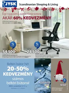 JYSK - Akciós újság JYSK megtekintése, amely érvényes 2025.11.05.-től