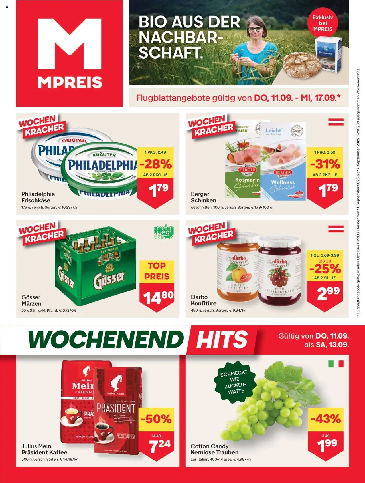  MPREIS Anras ab (11.09.2025 - 17.09.2025) - Seite 1