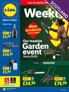 Preview of Lidl Lidl Weekly Scotland valid from 05/03/2026