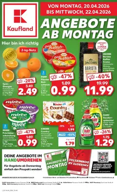 Vorschau von dem Prospekt des Geschäftes Kaufland, gültig ab dem 20.04.2026