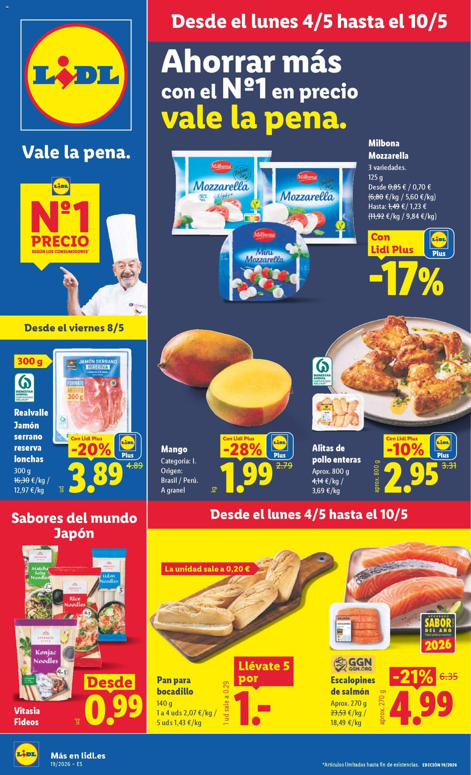 Nuevo folleto Lidl desde 04/05