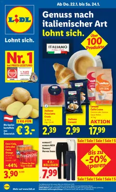 Vorschau der Angebote: Lidl Oberpullendorf, Güssing, Oberwart gültig ab 22.01.2026
