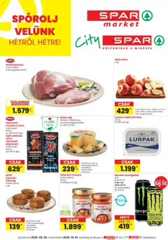 Spar Market - Akciós újság Spar Market megtekintése, amely érvényes 2025.09.25.-től