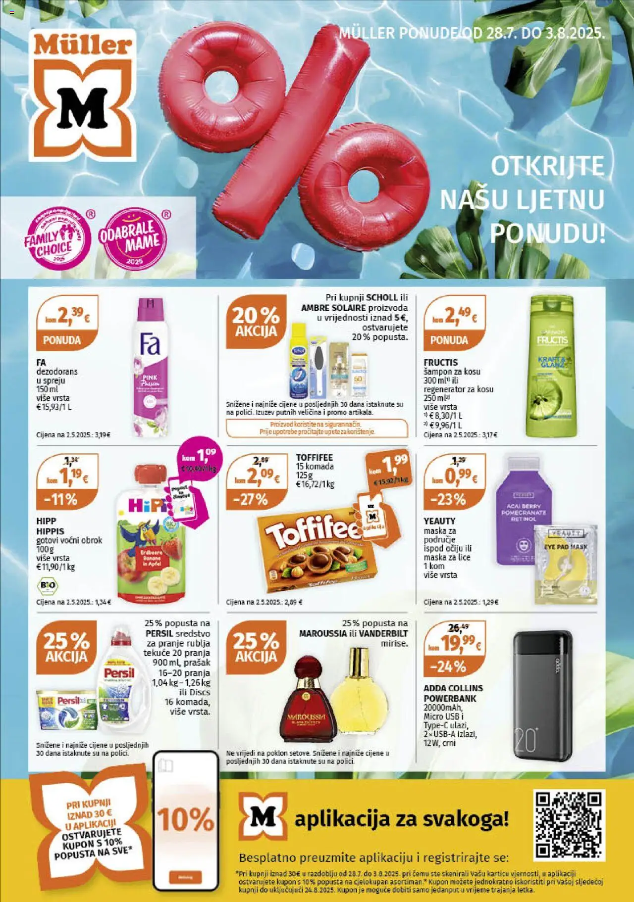 Müller aktualni Katalog vrijedi od 28.07.2025 - tjedna akcija broj stranice 1