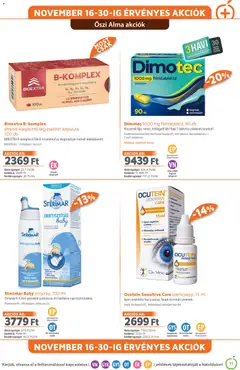 Alma Gyógyszertárak - Akciós újság Alma Gyógyszertárak megtekintése, amely érvényes 2025.11.01.-től | Oldal: 11