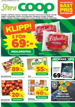 Förhandsgranska reklamblad Aktuella reklamblad Coop Forum från butik Coop Forum gäller från 25/08/2025