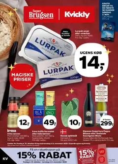 Eksempel på tilbudsavis Tilbudsavis fra butik Kvickly gyldig fra 31/10/2025