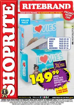 Preview of Shoprite flyer valid from 20/02/2026