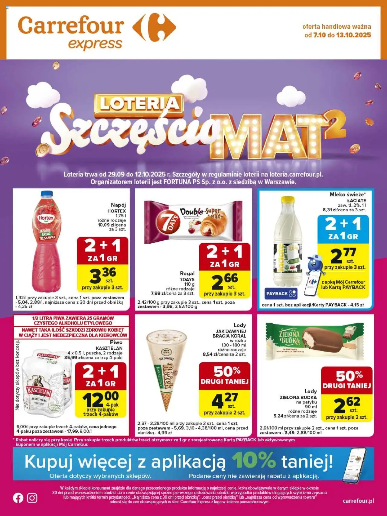Carrefour Express od 07.10.2025 - Nowa Gazetka - Numer strony 1