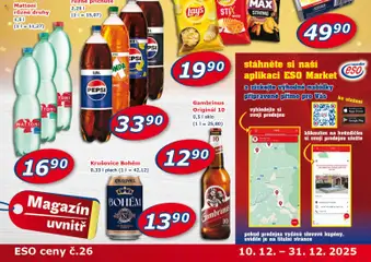 Náhled nabídky: Eso market Leták platný od 10.12.2025 | Strana: 2