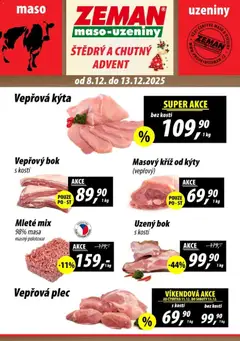Náhled nabídky: Prodejny Zeman Leták - Dačice platný od 08.12.2025