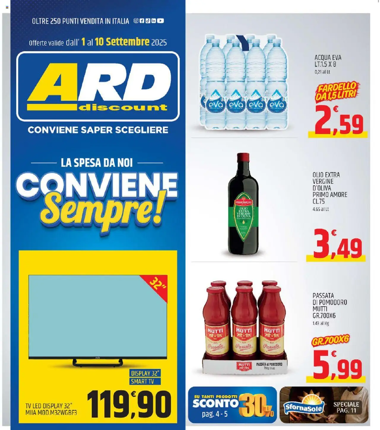 Volantino ARD Discount valido da 01/09/2025 numero di pagina 1