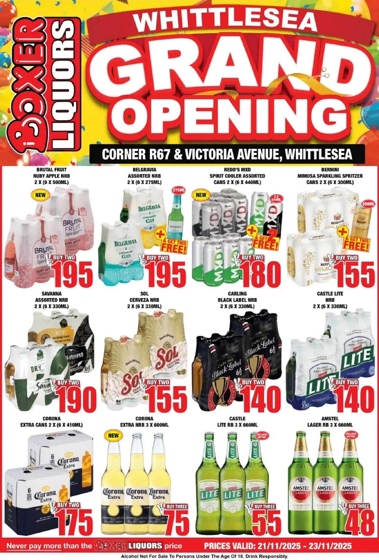 Preview of Boxer flyer valid from 21/11/2025