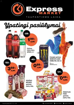 Express market parduotuvės leidinio Leidinys galiojančio nuo 2025.11.16 peržiūra