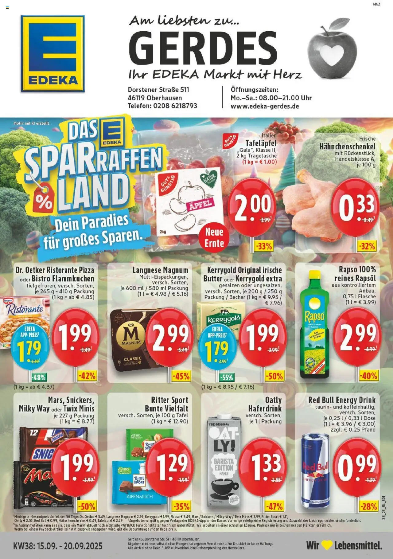 EDEKA Prospekt ab 14.09.2025 - Prospekt Oberhausen Online