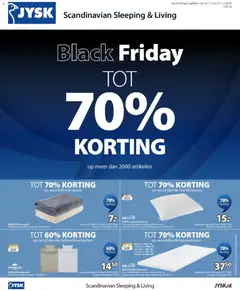 Voorbeeld van Black Friday van winkel JYSK geldig vanaf 24-11-2025