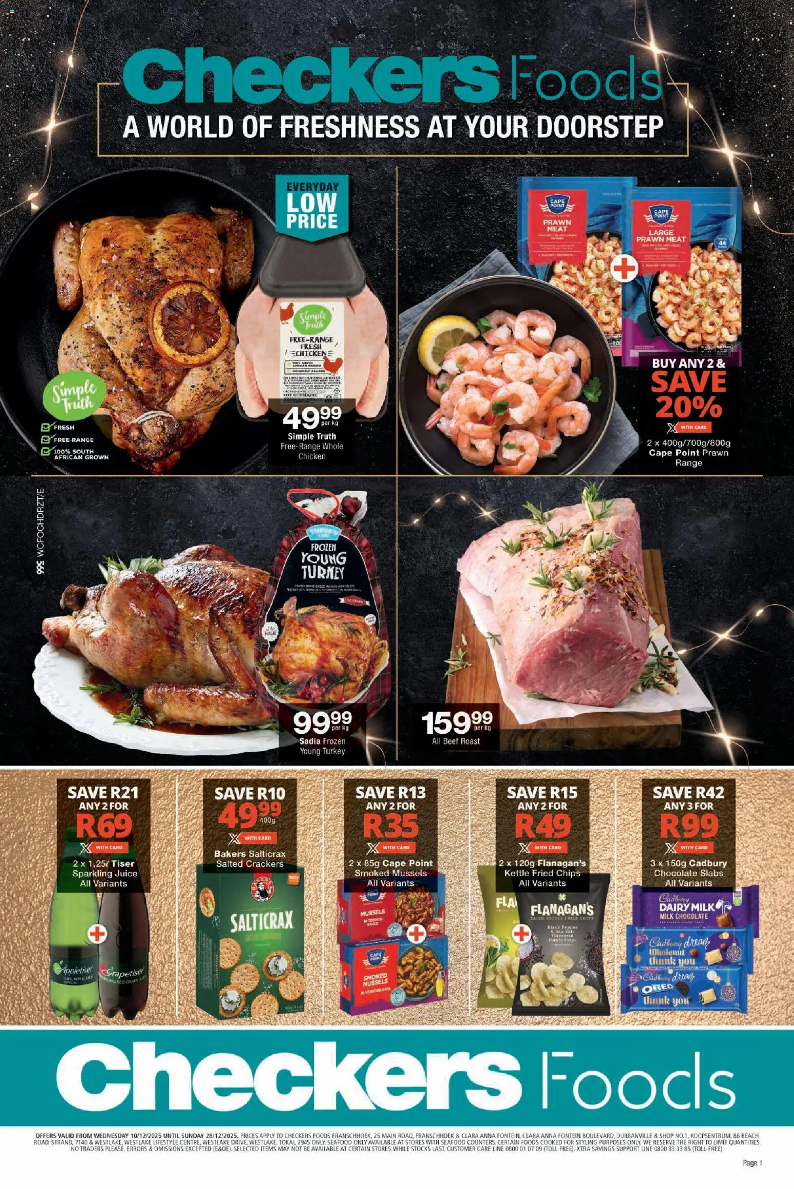 Preview of Checkers flyer valid from 10/12/2025