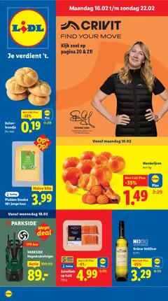 Voorbeeld van Folder week 8 van winkel Lidl geldig vanaf 16-02-2026