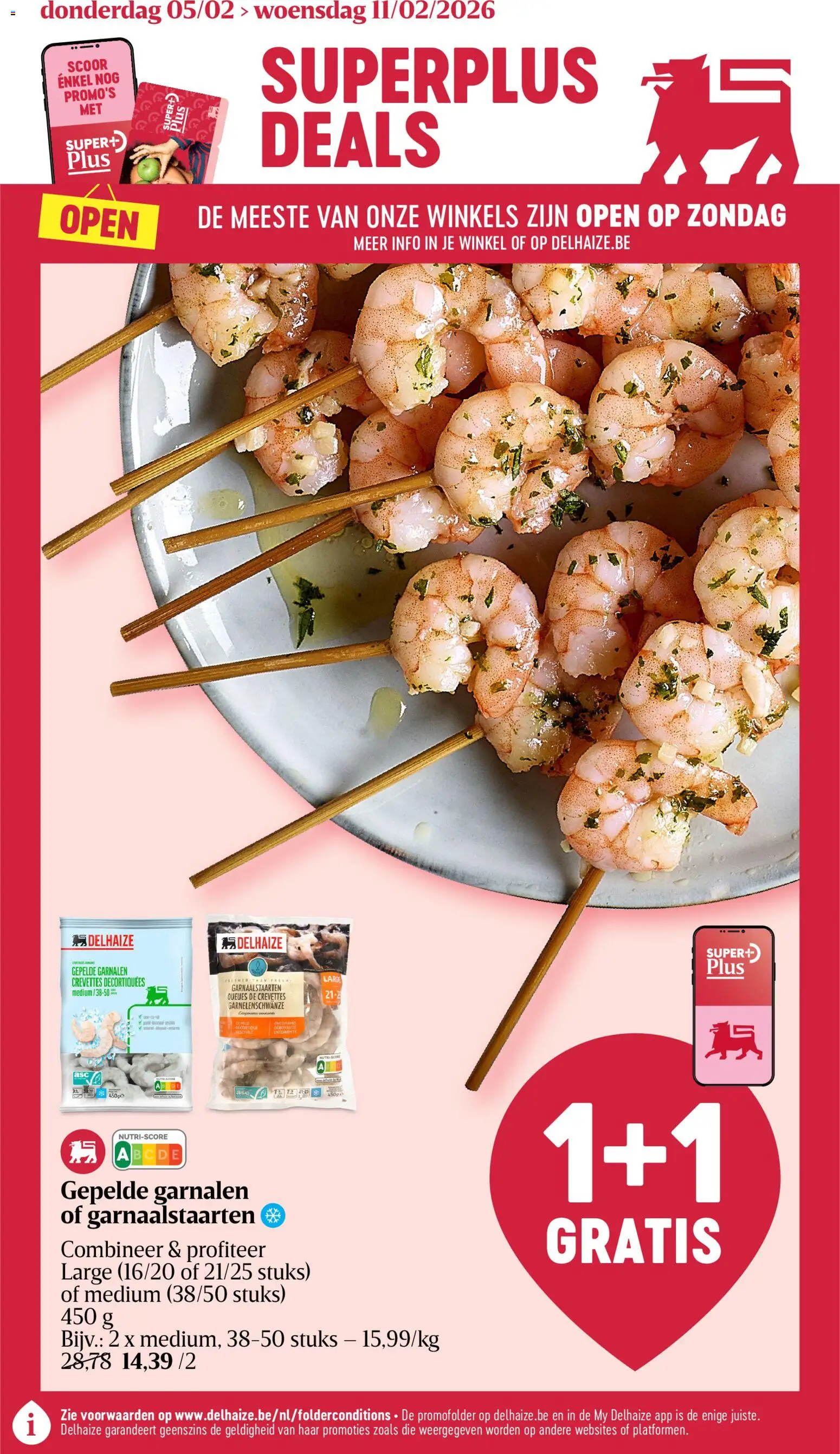 Voorbeeld van Folder week 6 van winkel Delhaize geldig vanaf 05/02/2026