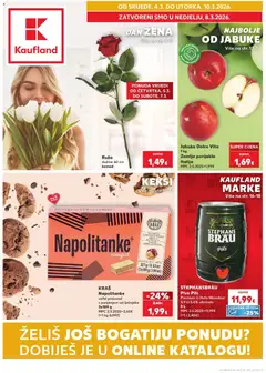 Pregled letka Kaufland katalog do 10.03.2026 trgovine Kaufland vrijedi od 04.03.2026