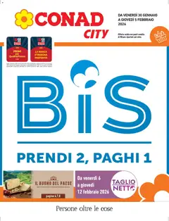Anteprima dell'opuscolo Volantino City Lombardia dal negozio Conad valido da 30/01/2026